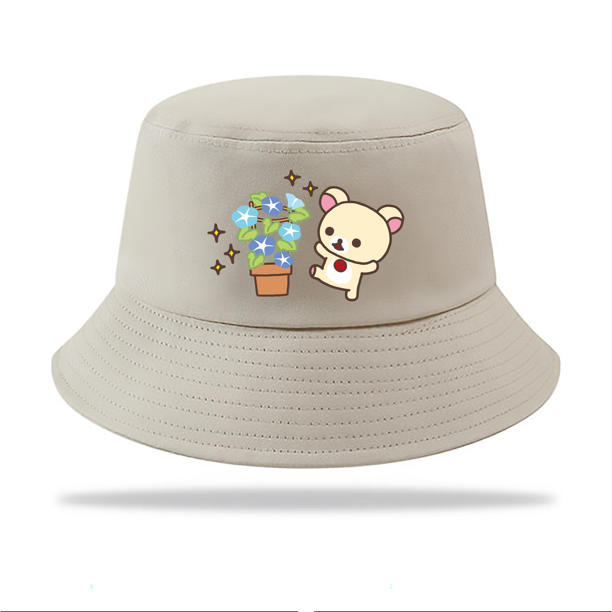 （画像用） リラックマ リラックマ キイロイトリ Rilakkuma Korilakkuma Kiiroitori アウトドア日除けバケットハット